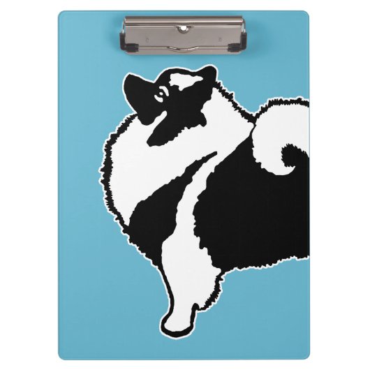 Keeshond Graphics - Cute Original Dog Art Klembord (Voorkant)