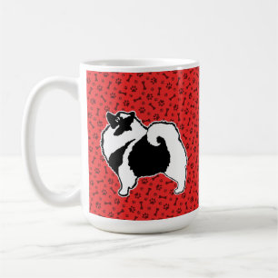 Keeshond Graphics - Cute Original Dog Art Koffiemok