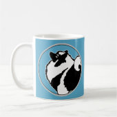 Keeshond Graphics - Cute Original Dog Art Koffiemok (Links)