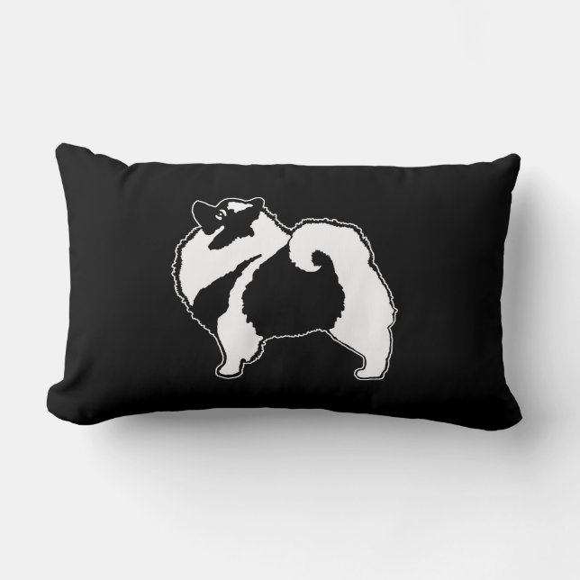 Keeshond Graphics - Cute Original Dog Art Kussen (Voorkant)