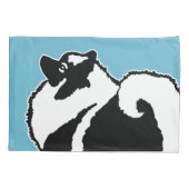 Keeshond Graphics - Cute Original Dog Art Kussensloop (Achterkant)