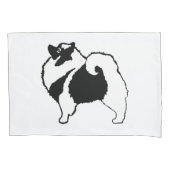 Keeshond Graphics - Cute Original Dog Art Kussensloop (Voorkant)