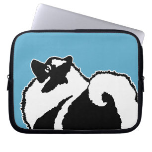 Keeshond Graphics - Cute Original Dog Art Laptop Sleeve