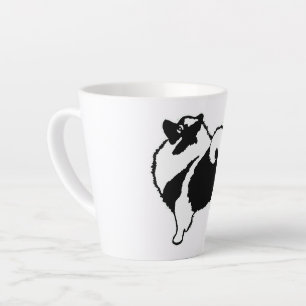 Keeshond Graphics - Cute Original Dog Art Latte Mok