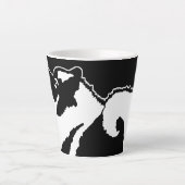Keeshond Graphics - Cute Original Dog Art Latte Mok (Voorkant)