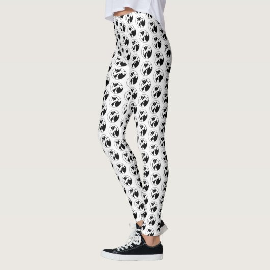 Keeshond Graphics - Cute Original Dog Art Leggings (Links)