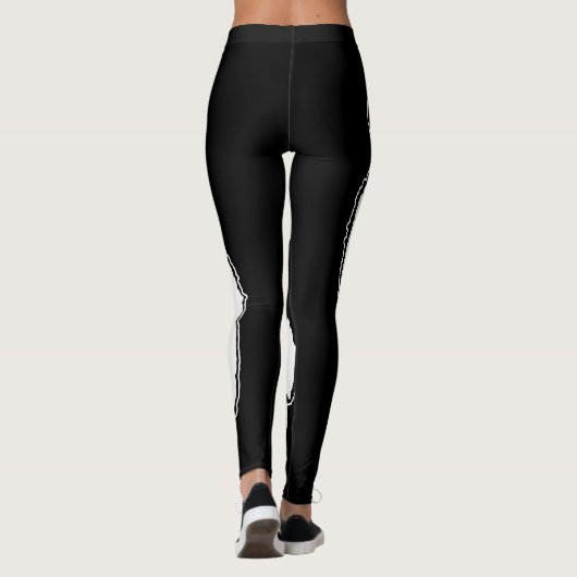 Keeshond Graphics - Cute Original Dog Art Leggings (Achterkant)