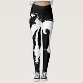 Keeshond Graphics - Cute Original Dog Art Leggings (Voorkant)