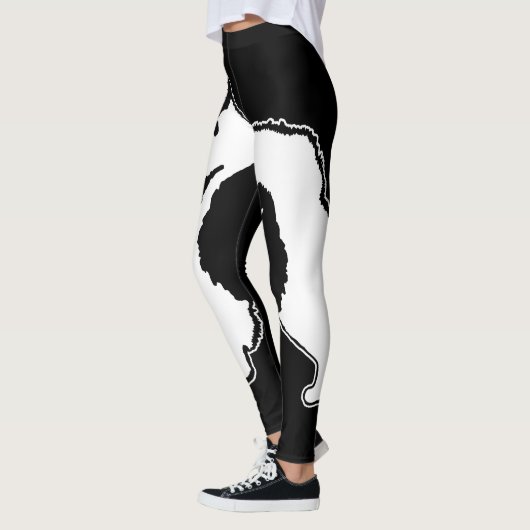 Keeshond Graphics - Cute Original Dog Art Leggings (Links)