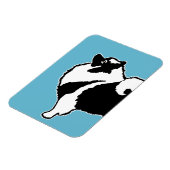 Keeshond Graphics - Cute Original Dog Art Magneet (Linkerzijde)