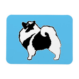 Keeshond Graphics - Cute Original Dog Art Magneet