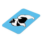 Keeshond Graphics - Cute Original Dog Art Magneet (Linkerzijde)