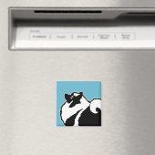Keeshond Graphics - Cute Original Dog Art Magneet (Insitu (Vaatwasser))