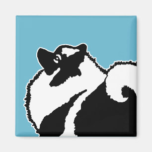 Keeshond Graphics - Cute Original Dog Art Magneet