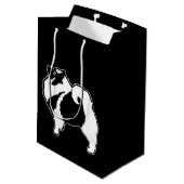Keeshond Graphics - Cute Original Dog Art Medium Cadeauzakje (Achterkant Gekanteld)