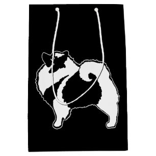 Keeshond Graphics - Cute Original Dog Art Medium Cadeauzakje