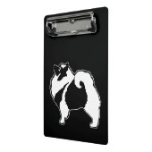Keeshond Graphics - Cute Original Dog Art Mini Klembord (Angled2)
