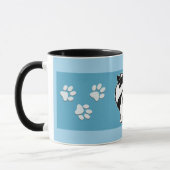 Keeshond Graphics - Cute Original Dog Art Mok (Links)