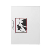 Keeshond Graphics - Cute Original Dog Art Notitieblok (Linkerzijde)