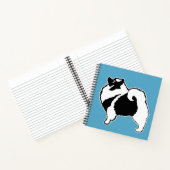 Keeshond Graphics - Cute Original Dog Art Notitieboek (Binnen)