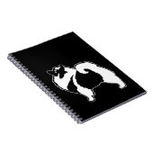 Keeshond Graphics - Cute Original Dog Art Notitieboek (Rechterzijde)