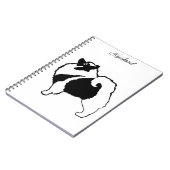 Keeshond Graphics - Cute Original Dog Art Notitieboek (Linkerzijde)