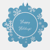 Keeshond Graphics - Cute Original Dog Art Ornament Kaart (Achterkant)