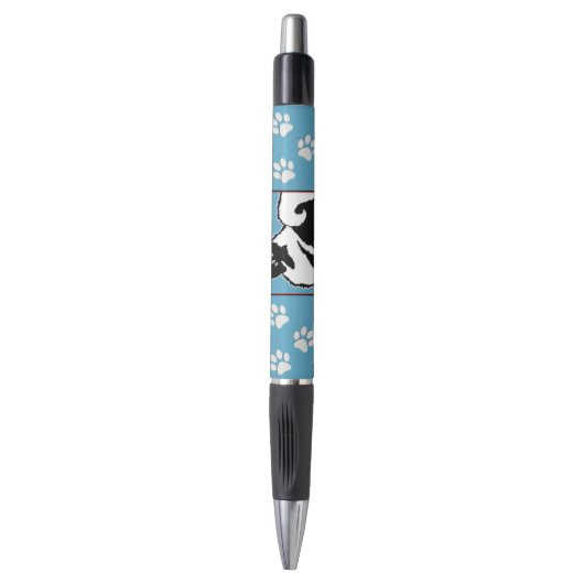 Keeshond Graphics - Cute Original Dog Art Pen (Voorkant Verticaal)