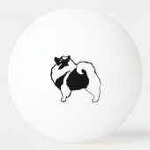 Keeshond Graphics - Cute Original Dog Art Pingpongbal (Achterkant)