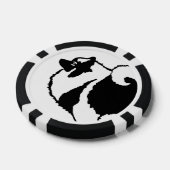 Keeshond Graphics - Cute Original Dog Art Poker Chips (Enkel)