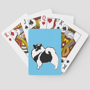 Keeshond Graphics - Cute Original Dog Art Pokerkaarten