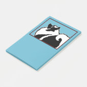 Keeshond Graphics - Cute Original Dog Art Post-it® Notes (Schuin)