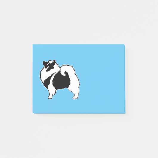 Keeshond Graphics - Cute Original Dog Art Post-it® Notes (Voorkant)