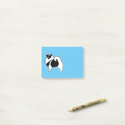 Keeshond Graphics - Cute Original Dog Art Post-it® Notes (Op bureau)