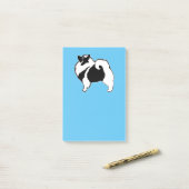 Keeshond Graphics - Cute Original Dog Art Post-it® Notes (Op bureau)