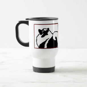 Keeshond Graphics - Cute Original Dog Art Reisbeker
