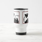 Keeshond Graphics - Cute Original Dog Art Reisbeker (Center)