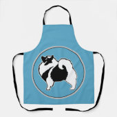 Keeshond Graphics - Cute Original Dog Art Schort (Voorkant)