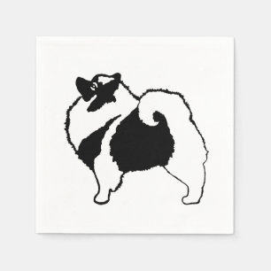 Keeshond Graphics - Cute Original Dog Art Servet