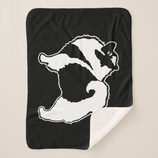 Keeshond Graphics - Cute Original Dog Art Sherpa Deken (Voorkant)
