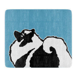 Keeshond Graphics - Cute Original Dog Art Snijplank