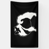Keeshond Graphics - Cute Original Dog Art Spandoek (Verticaal)