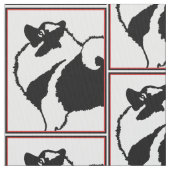 Keeshond Graphics - Cute Original Dog Art Stof (Close Up)