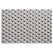 Keeshond Graphics - Cute Original Dog Art Stof (Yard (91,4 cm))