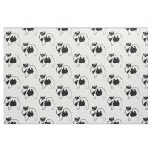 Keeshond Graphics - Cute Original Dog Art Stof (Fat Quarter)