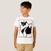 Keeshond Graphics - Cute Original Dog Art T-shirt (Voorkant volledig)