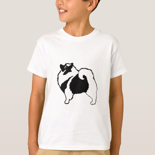 Keeshond Graphics - Cute Original Dog Art T-shirt (Voorkant)