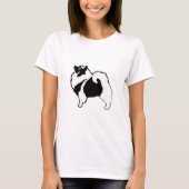 Keeshond Graphics - Cute Original Dog Art T-shirt (Voorkant)