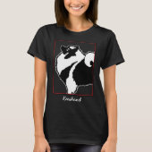 Keeshond Graphics - Cute Original Dog Art T-shirt (Voorkant)