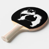 Keeshond Graphics - Cute Original Dog Art Tafeltennisbatje (Voorkant Gekanteld)